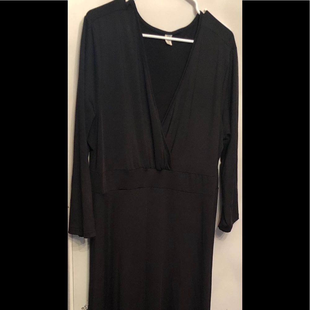 Black maxi dress
